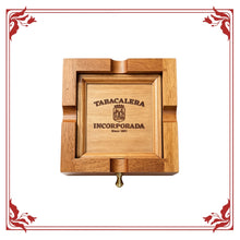 Wooden Ashtray with Drawer