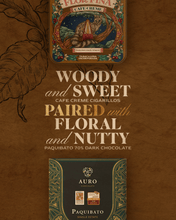 Tabacalera Flor Fina Cafe Creme & Auro Paquibato 70% Dark Chocolate