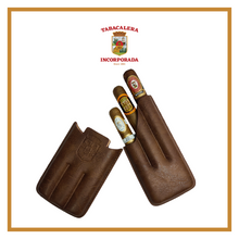 Cigar Leather Case Gift Set